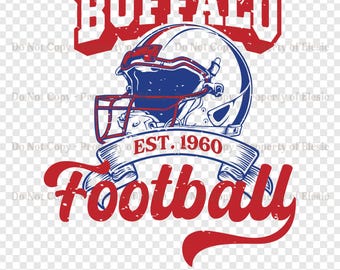 Buffalo SVG, Football PNG, Football Gifts, Game Day, Retro Vintage Football, Buffalo Cut file, Cricut, Best for Printing (Digital Download)