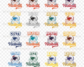 32 Football PNG SVG Bundle, Football Gifts, Game Day, Retro Vintage Football, Football Cutfile, Cricut, Best for Printing (Digital Download)