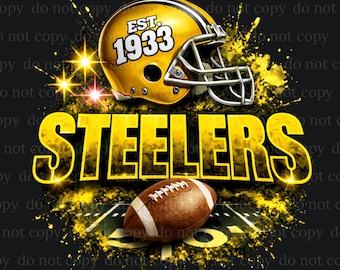 Steelers PNG, Game Day, Football, Digital Download, Steelers gift, Steelers Digital use for T-shirt, Stickers, Mug, Tumbler, PDF