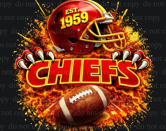 Chiefs PNG, Game Day, Football, Chiefs gift, Chiefs Digital use for T-shirt, Stickers, Mug, Tumbler, Digital Download, PDF