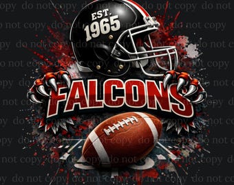 Falcons PNG, Game Day, Football, Falcons gift, Falcons Digital use for T-shirt, Stickers, Mug, Tumbler, Digital Download, PDF