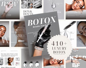 410+ Instagram-mallar för Botox Filler | Estetiska Medspa Instagram-mallar | Nurse Injector Sociala Medier | Instagram-inlägg för läppfyllare