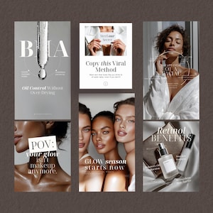 Mais de 400 modelos de Instagram para esteticistas e profissionais de cuidados com a pele | Modelos de Instagram de luxo para cuidados com a pele | Estética para esteticistas no Instagram | Estética para clínicas de estética imagem 6