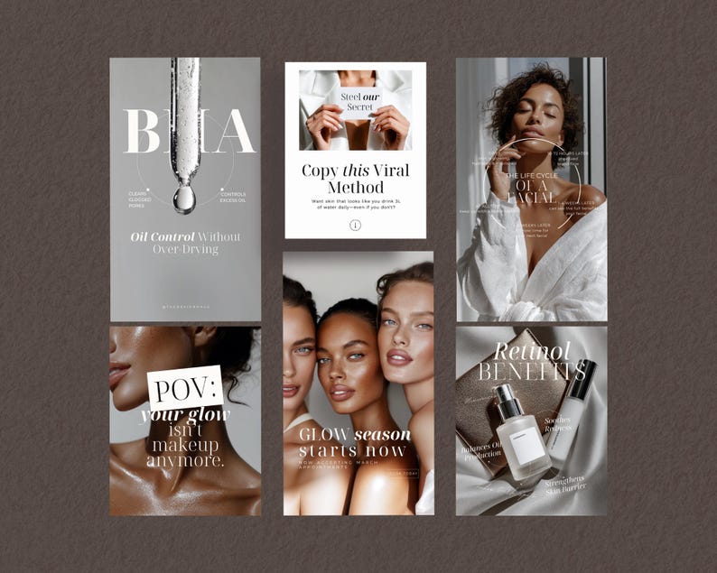 Mais de 400 modelos de Instagram para esteticistas e profissionais de cuidados com a pele | Modelos de Instagram de luxo para cuidados com a pele | Estética para esteticistas no Instagram | Estética para clínicas de estética imagem 6