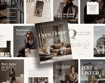 340+ Luxury Realtor Instagram Templates | Real Estate Instagram Marketing Templates | Realtor Social Media Post | Realtor Templates Canva