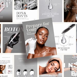 410+ Instagram-mallar för Botox Filler | Estetiska Medspa Instagram-mallar | Estetisk sjuksköterskeinjektor Instagram Lip Filler