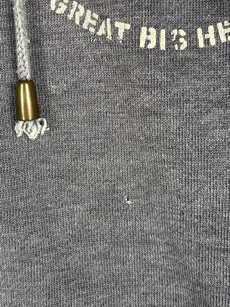 Bluza z kapturem i zamkiem błyskawicznym Myszka Miki w stylu vintage Super Idol 1928 Americana Star Stripes Grey XL zdjęcie 12