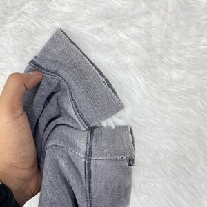 Bluza z kapturem i zamkiem błyskawicznym Myszka Miki w stylu vintage Super Idol 1928 Americana Star Stripes Grey XL zdjęcie 9