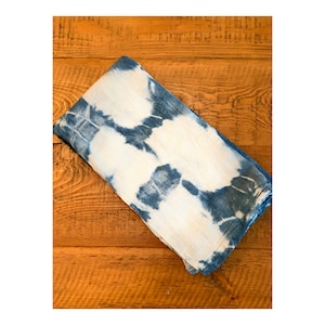 Shibori Flour Sack Towel| TIE DYE Blue Kitchen Dish Towel| Indigo Dish Towel| Boho Home| Bohemian Tea Towel| Blue Kitchen Towel| Cloth Towel