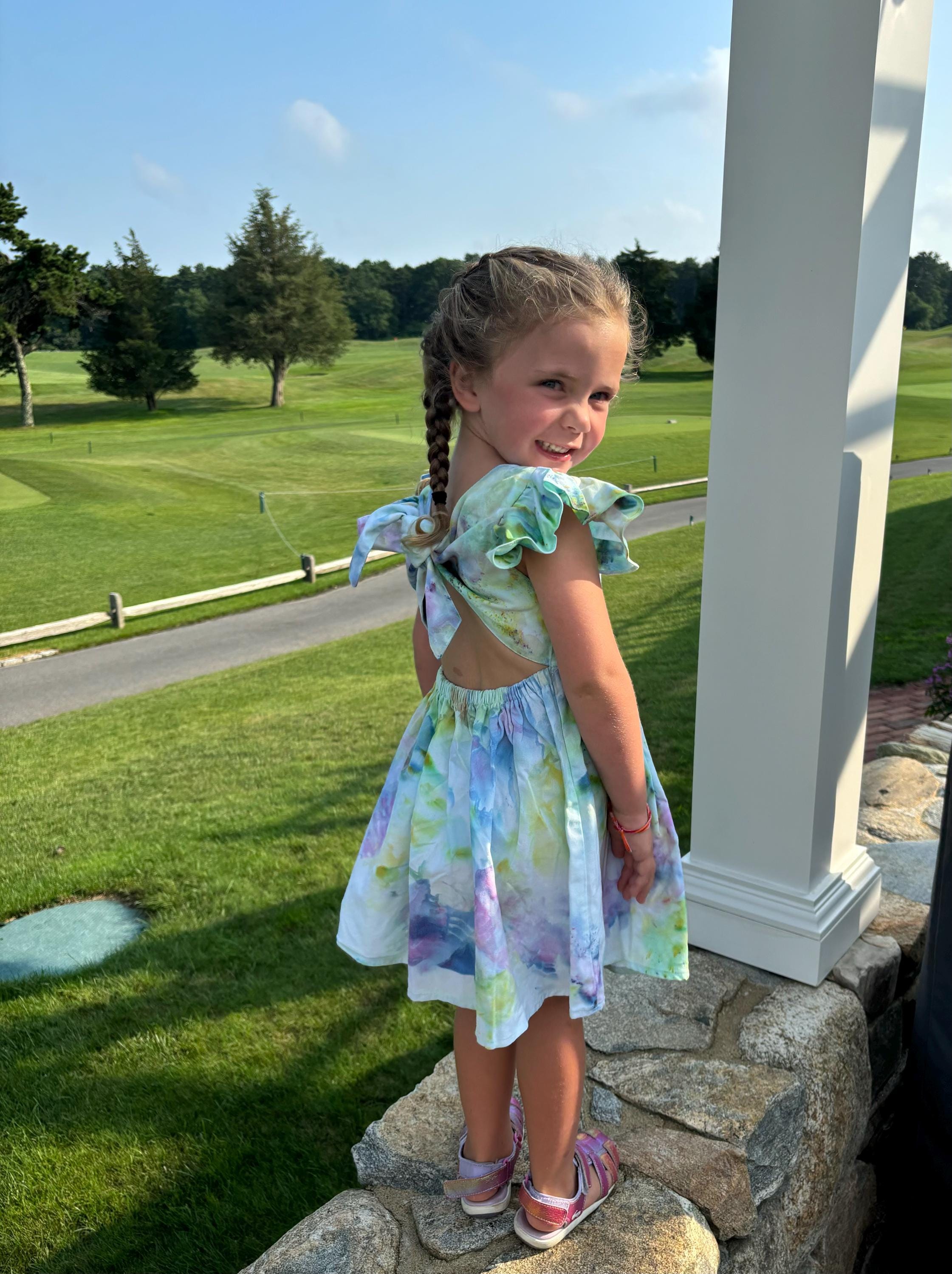 20 Baby Dress Designs for Summer That Are Actually Soft Enough to Wear 4 Handmade Rainbow little Girls Dress Toddler Tie-dye Kids Dress…