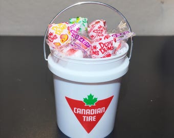 Weiß Mini Bucket Candy Geschenkkorb-Set