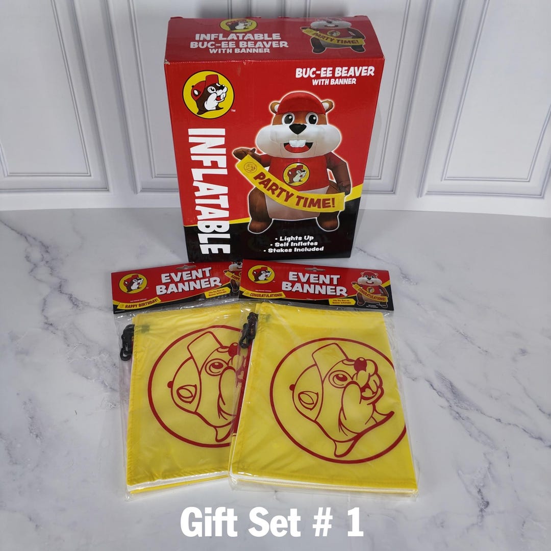 Inflatable Beaver Party Decor Set With Banner – Gift Set #1 - Etsy