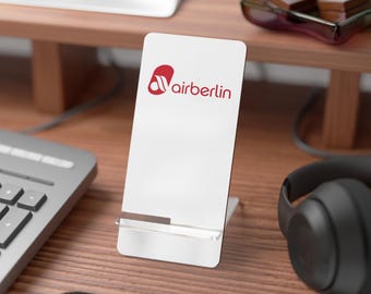 Air Berlin Aviation Display – Retro Airline Phone & Tablet Holder