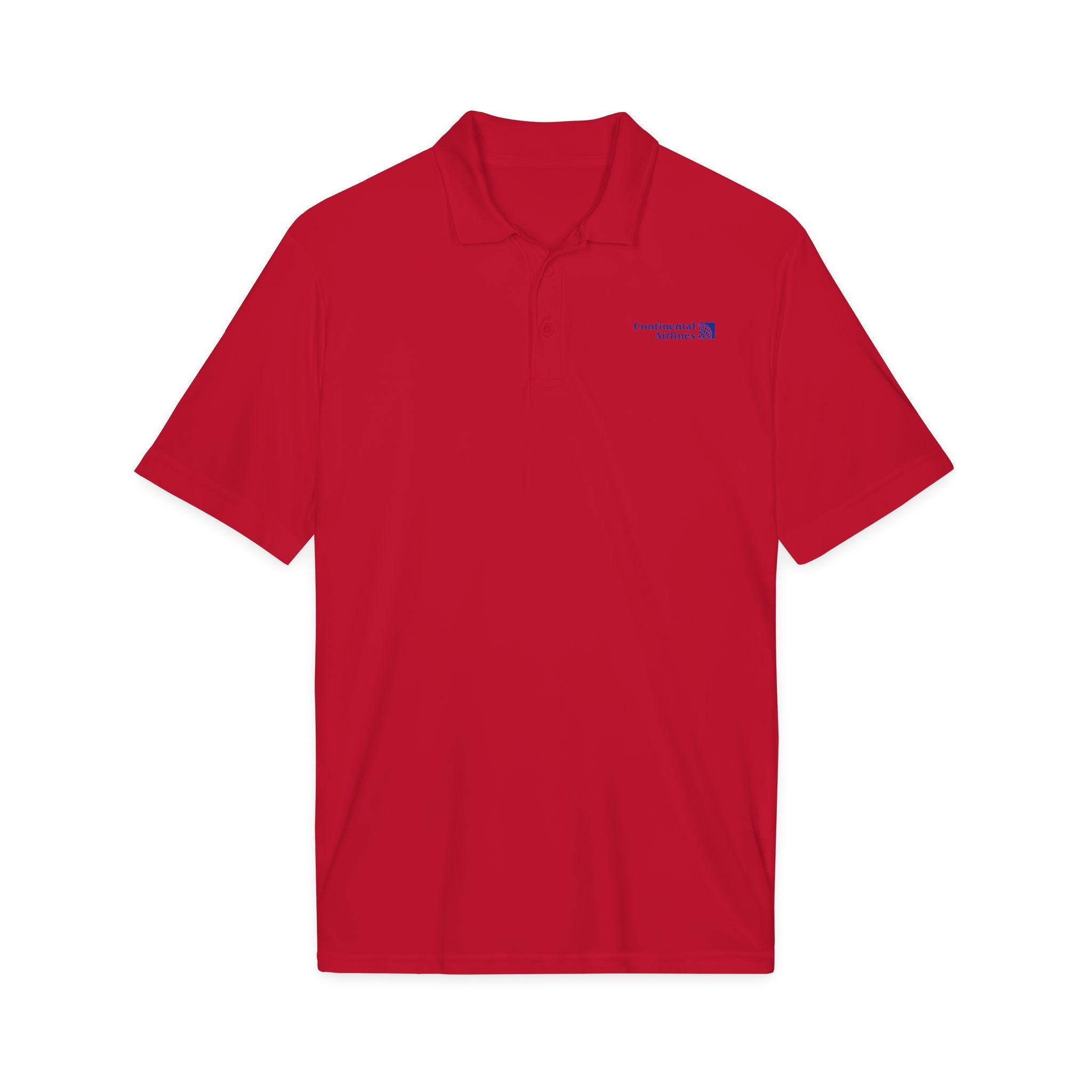 Continental Airlines Vintage Logo Polo Shirt - Classic Aviation