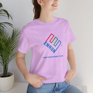 Enron Risk Management Team Vintage Logo Shirt - Bold Controls Classic image 18