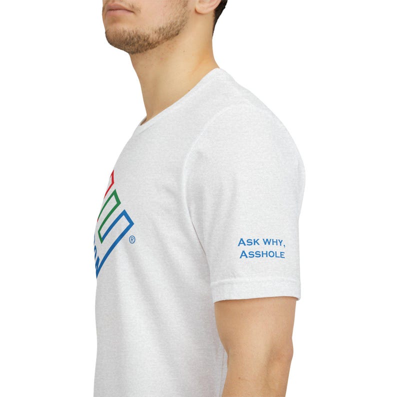 Enron T-Shirt - Ask Why A-Hole (sleeve) image 13