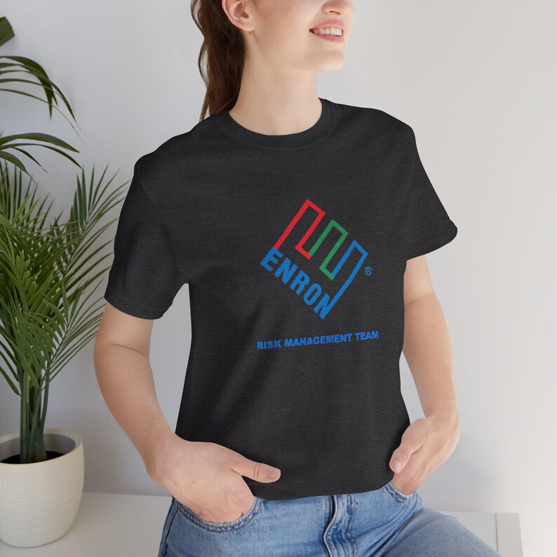 Enron Risk Management Team Vintage Logo Shirt - Bold Controls Classic image 16