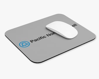 Pacific Northwest Bell Retro Logo Mouse Pad – Vintage Seattle Telephone Desk Mat