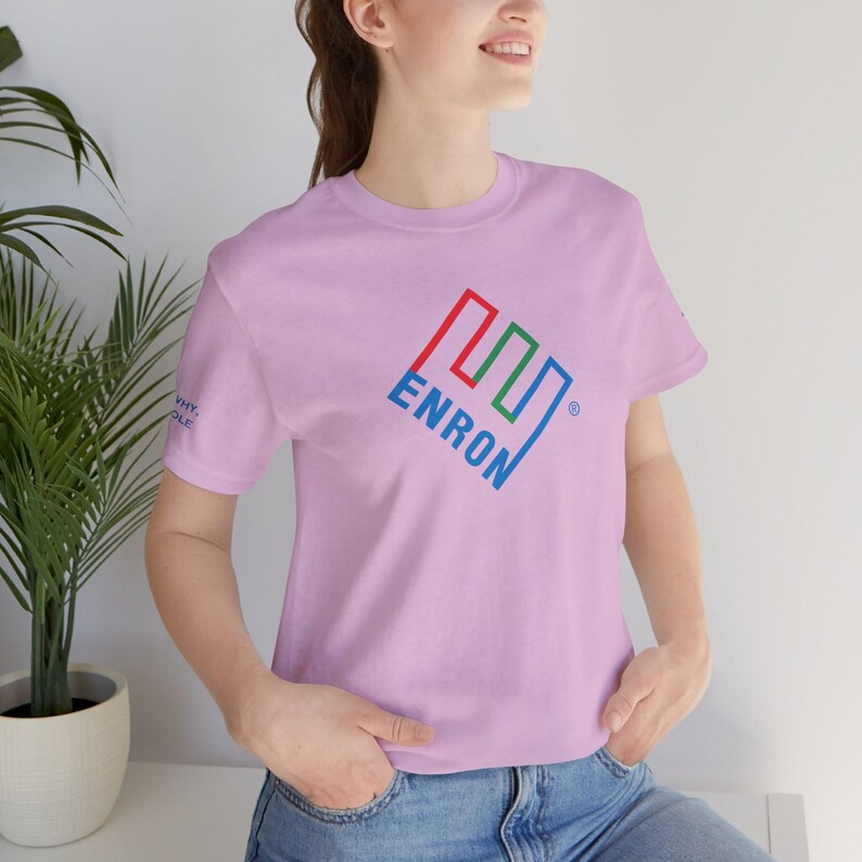 Enron T-Shirt - Ask Why A-Hole (sleeve) image 11