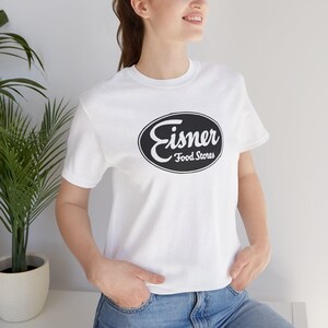 Eisner Food Stores Retro Logo T-Shirt - Vintage Midwest Grocery Chain Tee Indiana Supermarket Nostalgia Gift Classic Wear