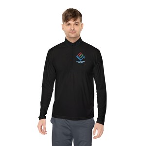 Enron Accounting & Audit Team Logo Quarter-Zip Pullover - Satirical Corporate History image 6