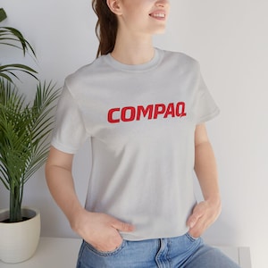 Compaq Vintage Logo T-Shirt - Classic 90s Computer Tech Nostalgia