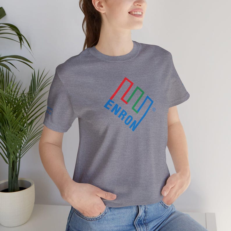 Enron T-Shirt - Ask Why A-Hole (sleeve) image 8