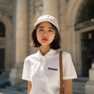 Vintage EF Hutton Logo Polo Shirt | Retro Wall Street Finance Apparel