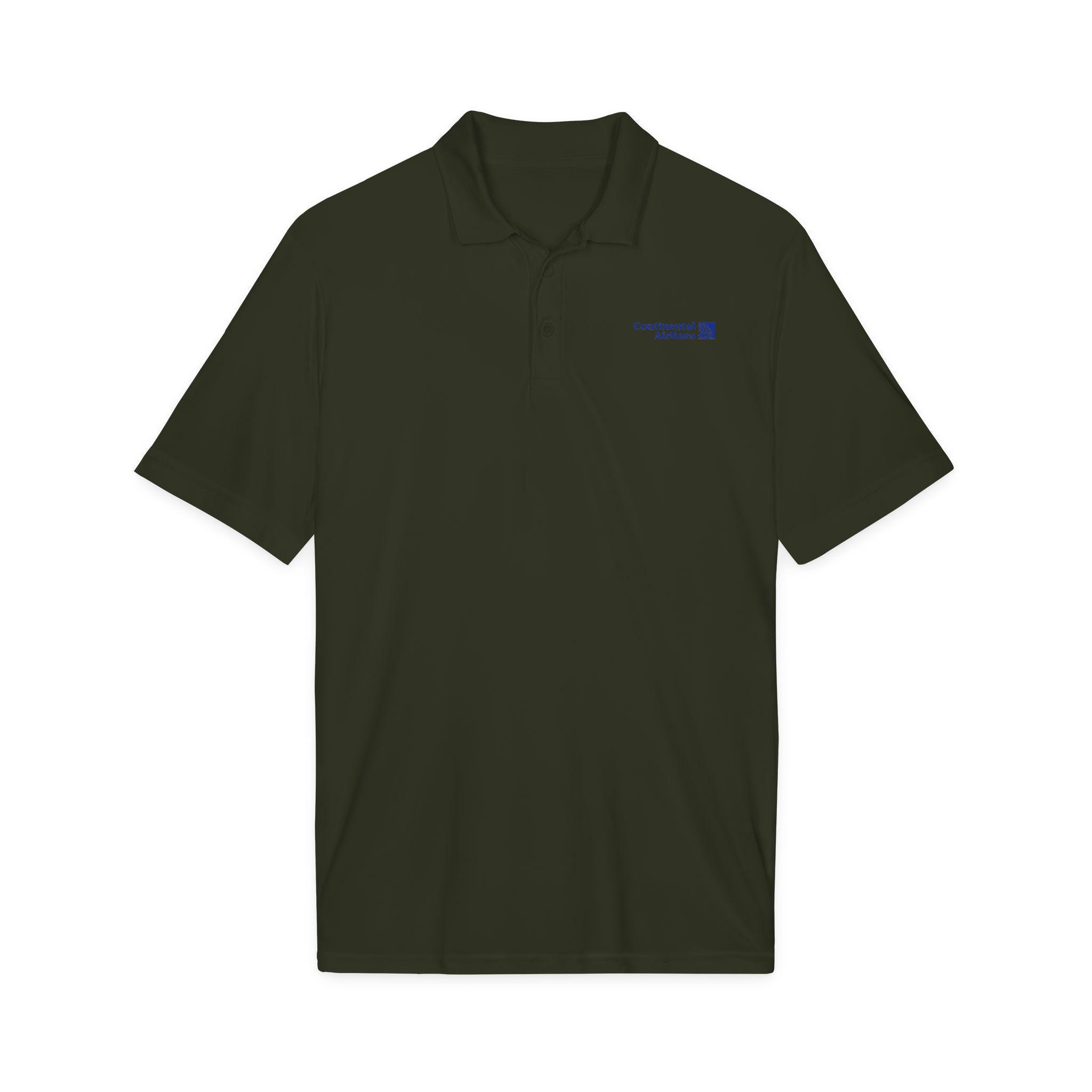 Continental Airlines Vintage Logo Polo Shirt - Classic Aviation