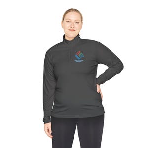 Enron Accounting & Audit Team Logo Quarter-Zip Pullover - Satirical Corporate History image 7