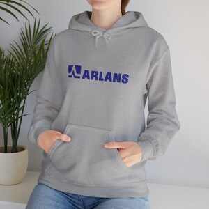 Arlan's Vintage Logo Hoodie - Retro Discount Store Nostalgia Apparel
