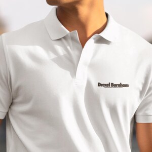 Drexel Burnham Lambert Poloshirt - Retro Wall Street Nerd Humor