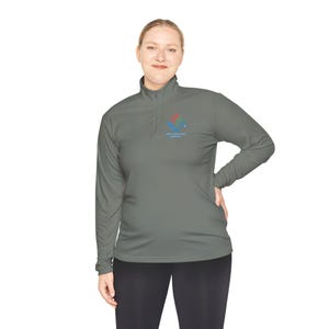 Enron Accounting & Audit Team Logo Quarter-Zip Pullover - Satirical Corporate History image 5