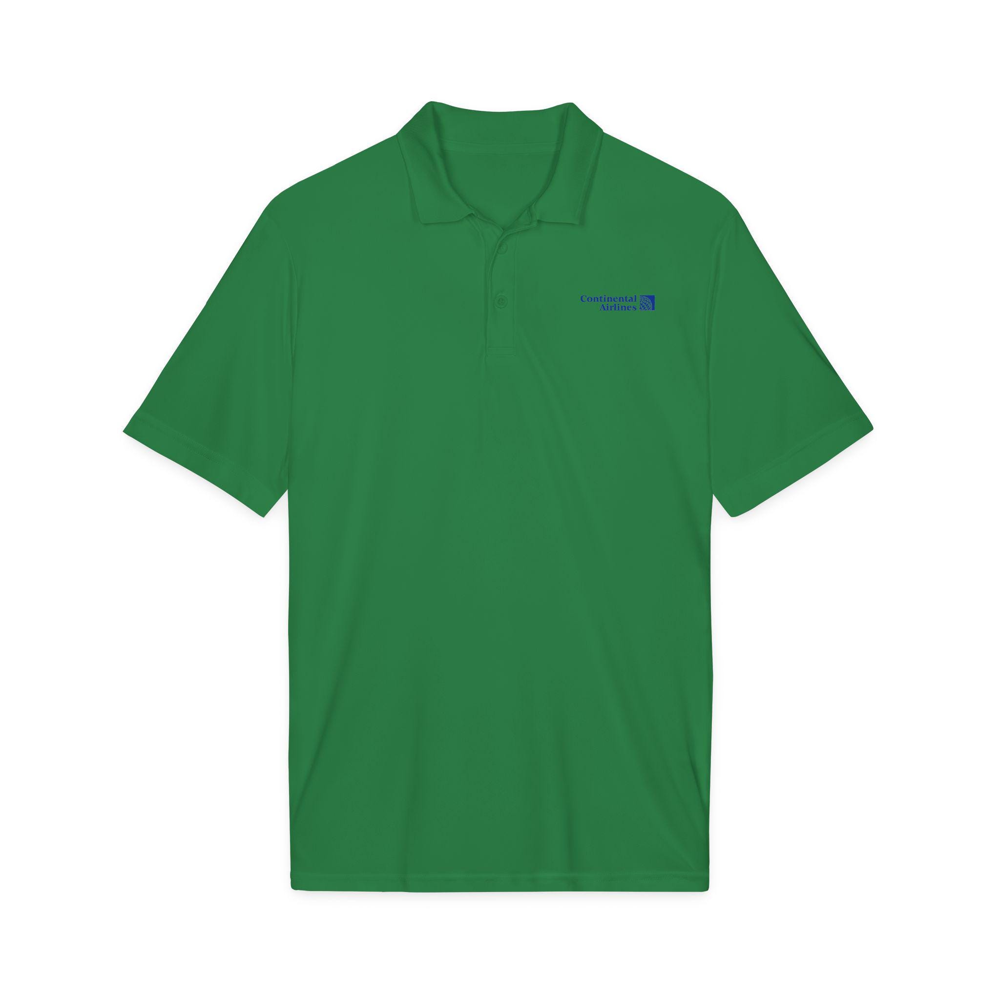 Continental Airlines Vintage Logo Polo Shirt - Classic Aviation