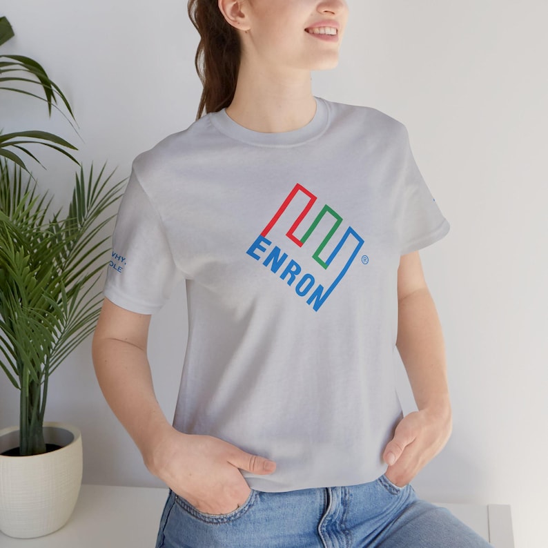 Enron T-Shirt - Ask Why A-Hole (sleeve) image 3