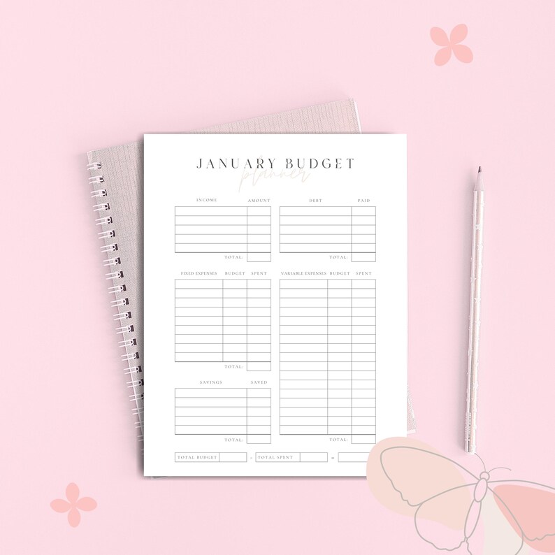 2026 Busy Mom Family Planner Printable, Monthly Calendar, Weekly