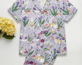 conjunto de pijama de gatos