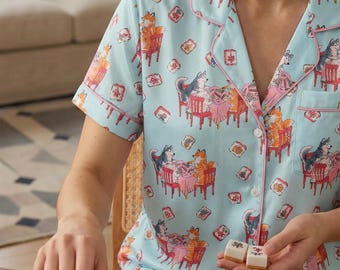pijamas de manga corta