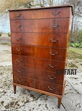 Handmade wood Danish Style 7 Drawer, Chest of Drawers Mid Century, Modern Tallboy Wooden Dresser product logo