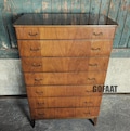 Handmade wood Danish Style 7 Drawer, Chest of Drawers Mid Century, Modern Tallboy Wooden Dresser product logo