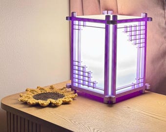 Lampada da tavolo in stile Shoji stampata in 3D – Luce soffusa / Illuminazione d'accento