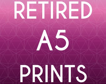 Retired A5 prints Sale