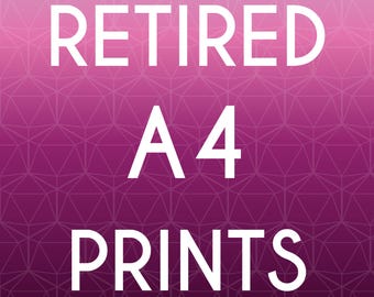 Retired A4 prints Sale