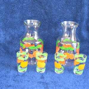 1950 Orange Juice Glass - Etsy