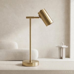 Lámpara de mesa nórdica dorada: moderna luz de mesilla de noche y estudio para la decoración del dormitorio y la sala de estar.