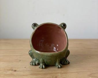 Keramische kikkerasbak, Big Mouth Toad winddichte asbak, grappig cadeau voor roker, leuk interieur, cadeau kikker minnaar