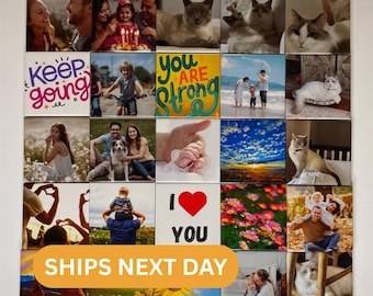 Custom Photo Magnet, Personalized Button Fridge Magnet (2x2)