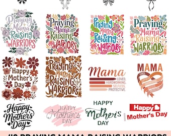 Mamá orando criando guerreros Png Mamá cristiana Png Mamá floral Png Cristiano Png Vida de mamá PNG Versículo bíblico Png Jesús Png Regalo para mamá