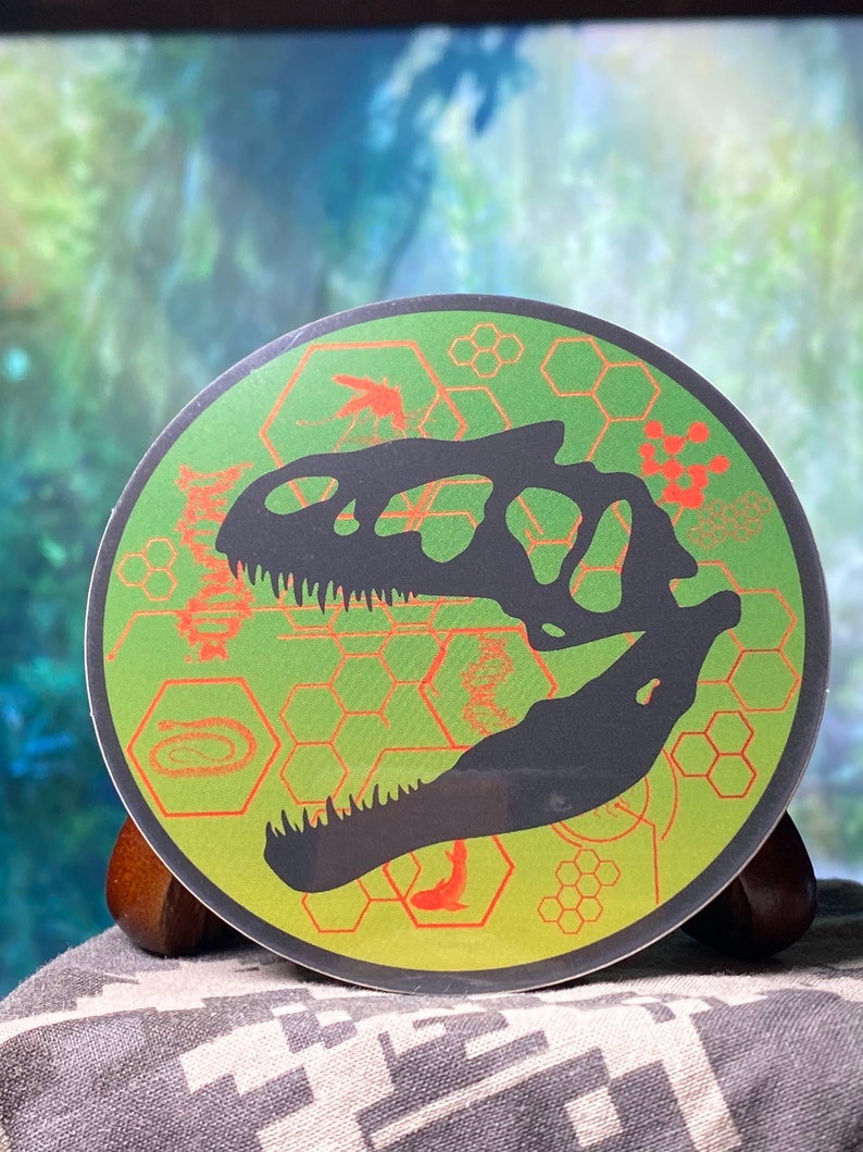 Sequense Sticker Allosaurus DNA Sequence Sticker - Etsy Canada