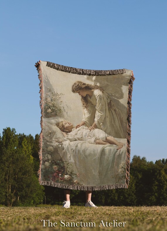 ラグ・カーペット angel tapestry blanket ラグ・カーペット・マット angel tapestry blanket